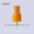 Orange plastic fine mist spray pump 20/410